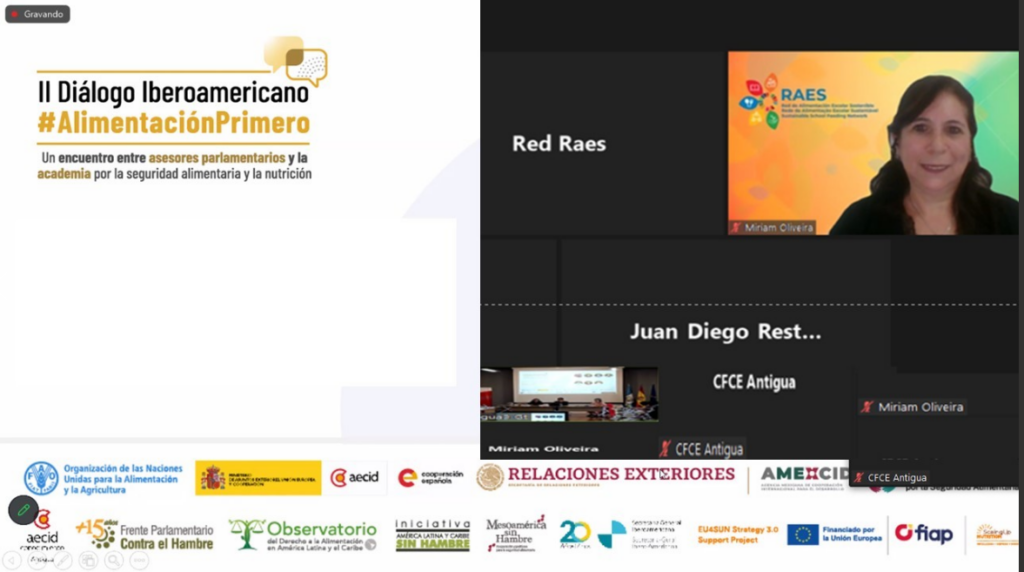 RAES highlights the role of school feeding in advancing the right to food at the II Ibero-American Dialogue