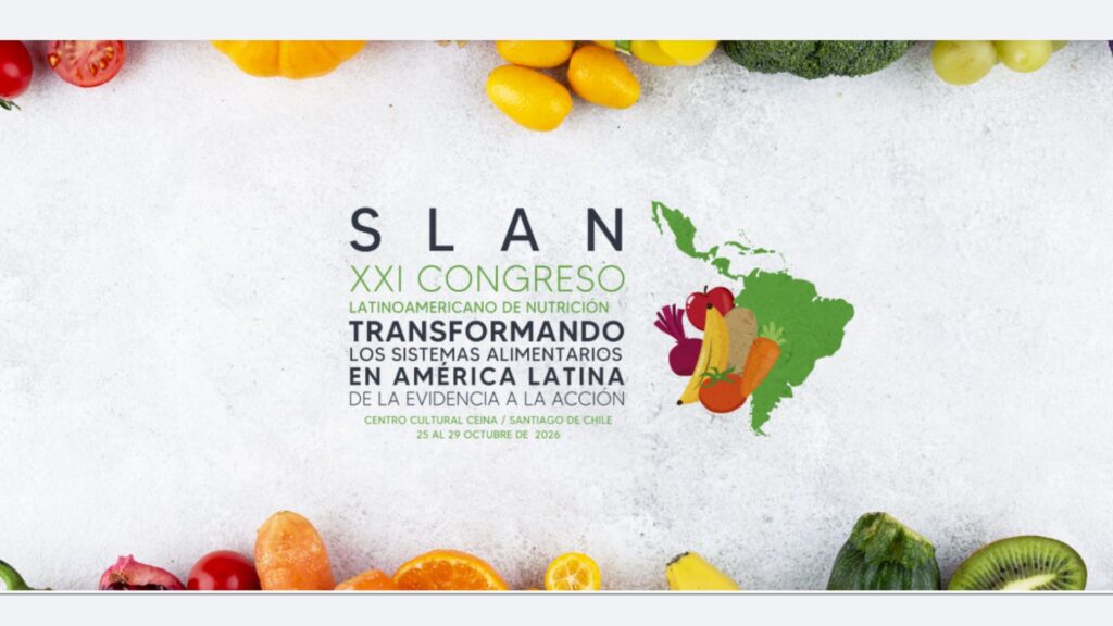 La RAES participará en el XXI Congreso Latinoamericano de Nutrición – SLAN 2026
