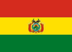 Flat Flag of Bolivia
